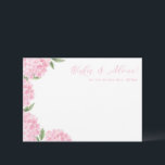 Roze Hydrangea Bloemen Bloemen Bloemen Floral Advi Informatiekaartje<br><div class="desc">Deze  bloemenkaart is voorzien van waterverf hortensia bloemen en uw aangepaste tekst. Gebruik de sjabloon om uw gegevens in te vullen. Met de functie "Verder aanpassen" kunt u het lettertype (grootte,  stijl,  kleur) wijzigen,  meer tekstregels toevoegen,  de opmaak wijzigen en tekst aan de achterkant toevoegen.</div>