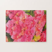 Roze Hydrangea Bloemen Bloemen Bloemen Waterverf S Legpuzzel (Horizontaal)