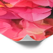 Roze Hydrangea Bloemen Bloemen Bloemen Waterverf S Poster (Hoek)