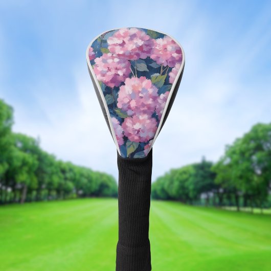 Roze Hydrangea Bloemen Golfheadcover