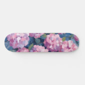 Roze Hydrangea Bloemen Persoonlijk Skateboard (Horizontaal)
