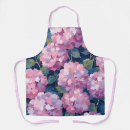 Roze Hydrangea Bloemen Schort