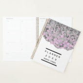 Roze Hydrangea Bloemige Gepersonaliseerde Planner (Display)