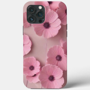 Roze Hydrangea Bloesems Bloemstuk Case-Mate iPhone Case