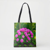 Roze Hydrangea Boodschappentas Tote Bag (Voorkant)