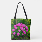 Roze Hydrangea Boodschappentas Tote Bag (Achterkant)