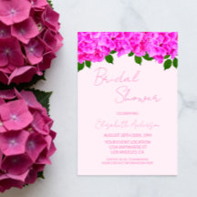 Roze Hydrangea Bruidsshowers