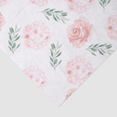 Roze Hydrangea cadeau tissue Tissuepapier (Detail)