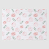 Roze Hydrangea cadeau tissue Tissuepapier (Voorkant)