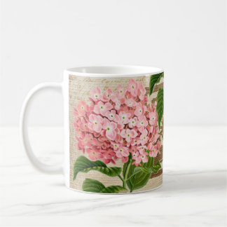 Roze Hydrangea Clusters Koffiemok