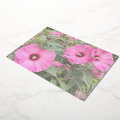 Roze Hydrangea Dankjewelkaarten Folie Uitnodiging (Gedraaid)