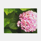 Roze hydrangea doormat deurmat (Voorkant)