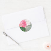 Roze Hydrangea Envelope Stickers (Envelop)