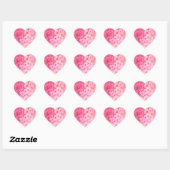 Roze hydrangea Flowers Harde Stickers (Vel)