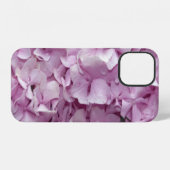 Roze hydrangea Flowers iPhone Hoesje (Achterkant horizontaal)