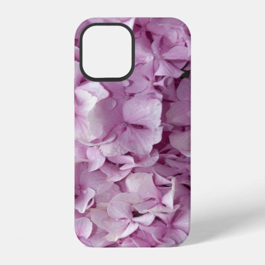 Roze hydrangea Flowers iPhone Hoesje (Achterkant)