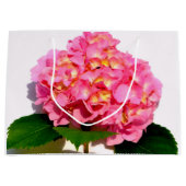 Roze hydrangea groot cadeauzakje (Voorkant)