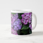 Roze hydrangea grote koffiekop (Voorkant rechts)