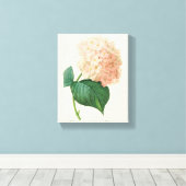  Roze hydrangea Hortensia Bloem door Redoute Canvas Afdruk (Insitu (Houten vloer))