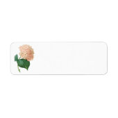  Roze hydrangea Hortensia Bloem door Redoute Etiket (Voorkant)