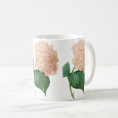  Roze hydrangea Hortensia Bloem door Redoute Koffiemok (Voorkant rechts)