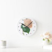 Roze hydrangea Hortensia Bloem door Redoute Ronde Klok (Huis)