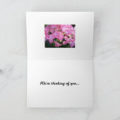 Roze hydrangea kaart (Binnen)