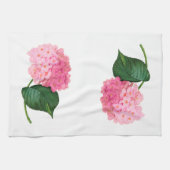 Roze Hydrangea Kitchen Towel Theedoek (Horizontaal)