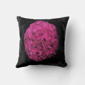 Roze hydrangea kussen (Achterkant)