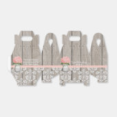 Roze Hydrangea Mason Jar Bruiloft gunst geschenkdo Bedankdoosjes (Uitgevouwen)