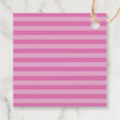 Roze Hydrangea Meisje Baby Shower Bedankt Bedankjes Labels (Achterkant)