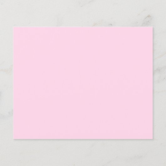 Roze Hydrangea Nieuwe Home Aankondiging Flyer (Achterkant)