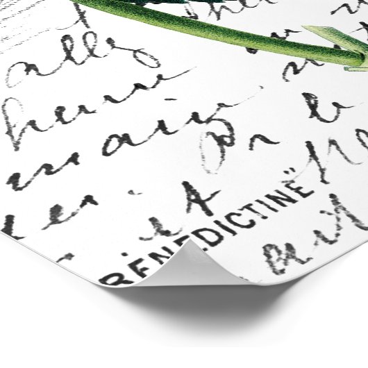 Roze Hydrangea Poster (Hoek)