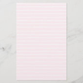 Roze Hydrangea Rand Bruiloft Papier Menu (Achterkant)