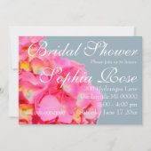 Roze hydrangea roze bloem roze florale bloem kaart (Voorkant)