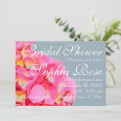 Roze hydrangea roze bloem roze florale bloem kaart (Staand voorkant)