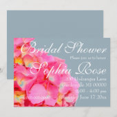 Roze hydrangea roze bloem roze florale bloem kaart (Voorkant / Achterkant)