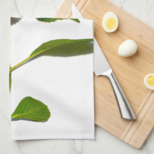 Roze hydrangea roze bloem roze florale bloem theedoek (Quarter Fold)