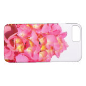 Roze hydrangea roze florroze bloem Case-Mate iPhone case (Achterkant (Horizontaal))
