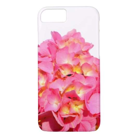 Roze hydrangea roze florroze bloem Case-Mate iPhone case (Achterkant)