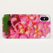 Roze hydrangea roze florroze bloem Case-Mate iPhone case (Achterkant (horizontaal))