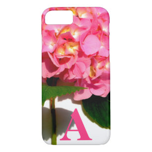 Roze hydrangea roze florroze bloem Case-Mate iPhone case