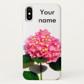 Roze hydrangea roze florroze bloem Case-Mate iPhone case (Achterkant)