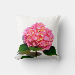 Roze hydrangea roze florroze bloem kussen
