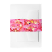 Roze hydrangea roze florroze bloem uitnodigingen wikkel (Voorkant Voorbeeld)