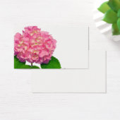 Roze hydrangea roze florroze bloem visitekaartje (Bureau)