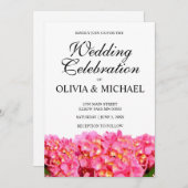 Roze hydrangea roze florroze bloem Weddenschap Kaart (Voorkant / Achterkant)