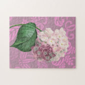 Roze hydrangea stijl Puzzle Legpuzzel (Horizontaal)