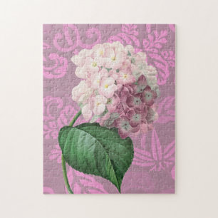 Roze hydrangea  stijl Puzzle Legpuzzel