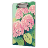 Roze Hydrangea Struik Klembord (Links)